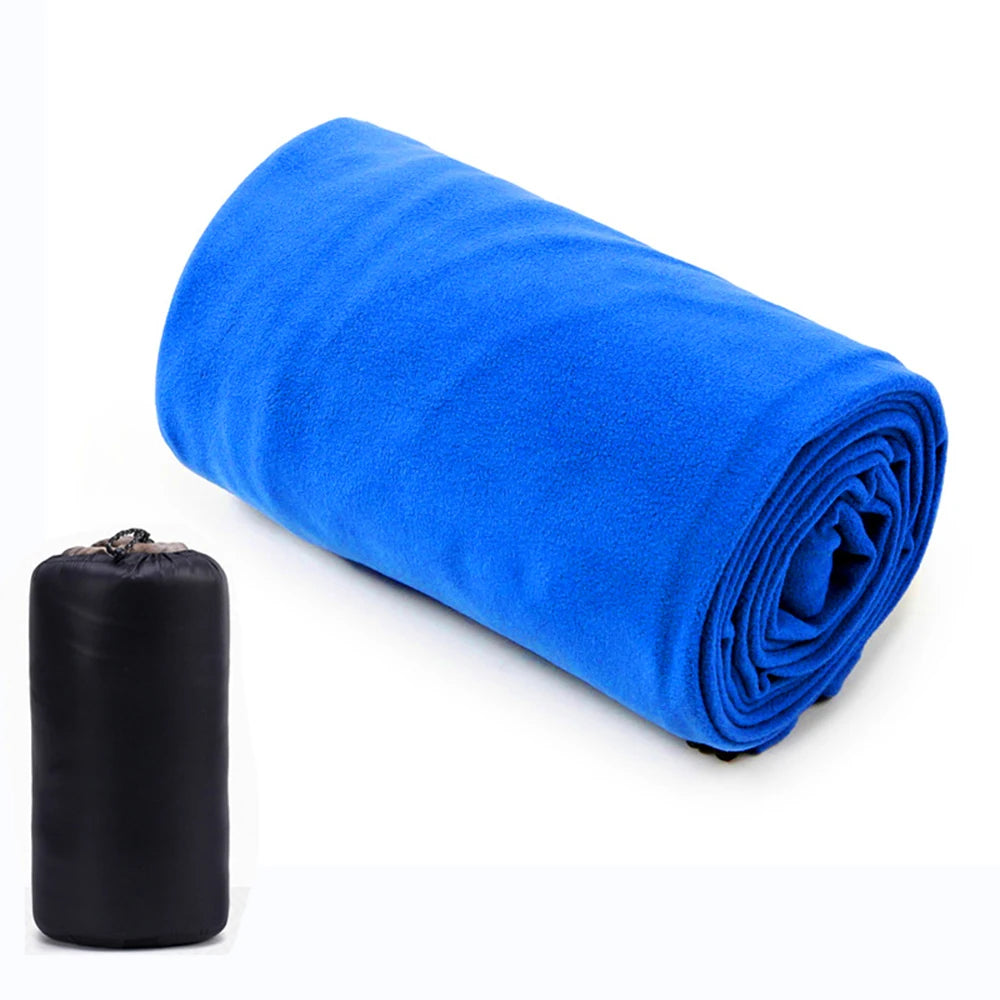 Portable Fleece Sleeping Bag Liner for Camping Travel Adventures