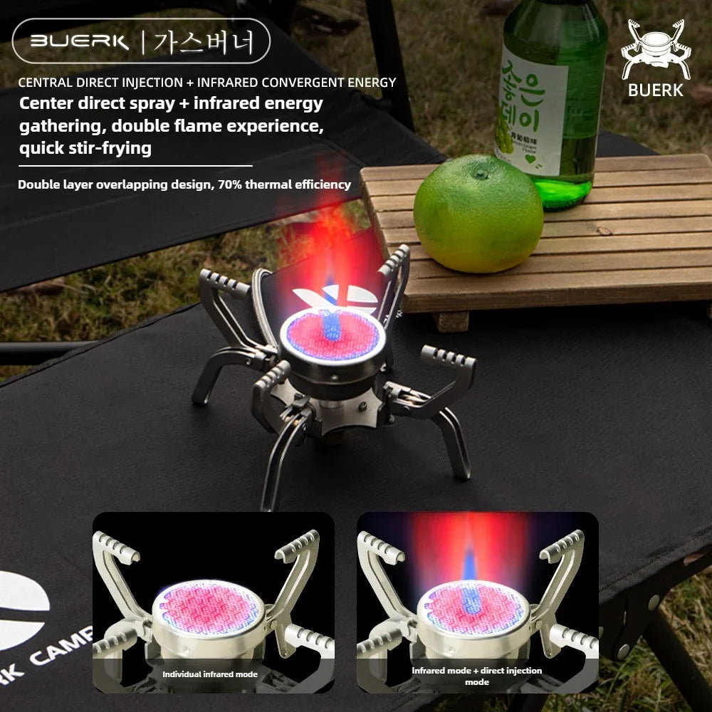 Ultralight Folding Mini Stove for Camping Outdoor Cooking Adventures