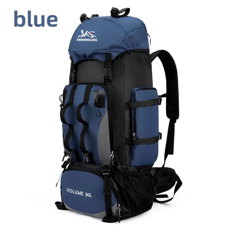 90L Waterproof Hiking Backpack for Camping Travel Adventures