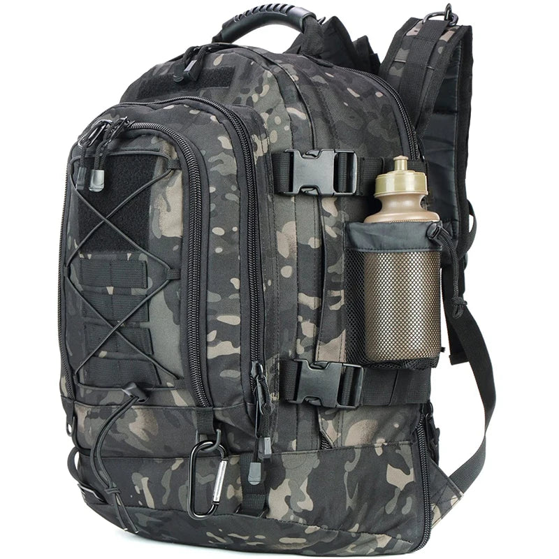 60L Tactical Military Backpack for Hiking Camping Travel Outdoor Adventures