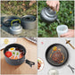 Portable Nonstick Camping Cookware Set for Hiking Outdoor Adventures