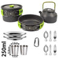 Nonstick Camping Cookware Set for Outdoor Picnic Travel Adventures