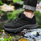 Men’s Anti-Slip Hiking Shoes with Rotating Buckle Design