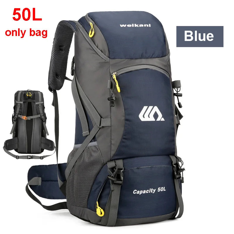 50L Waterproof Travel Backpack for Hiking Camping Climbing Outdoor Adventures