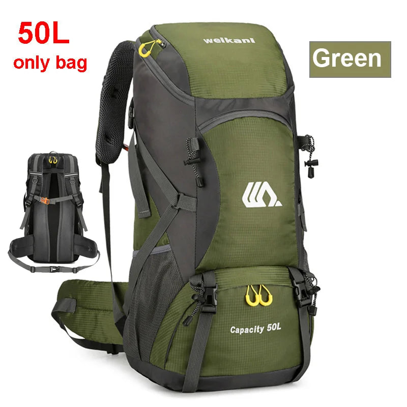 50L Waterproof Travel Backpack for Hiking Camping Climbing Outdoor Adventures