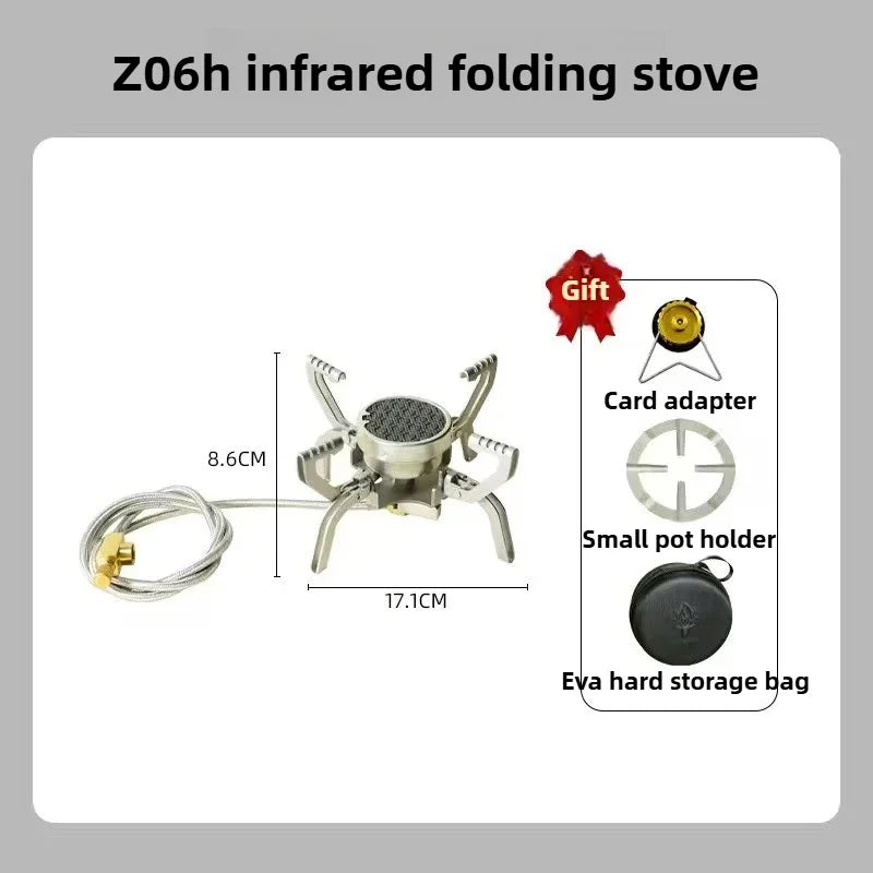 Ultralight Folding Mini Stove for Camping Outdoor Cooking Adventures