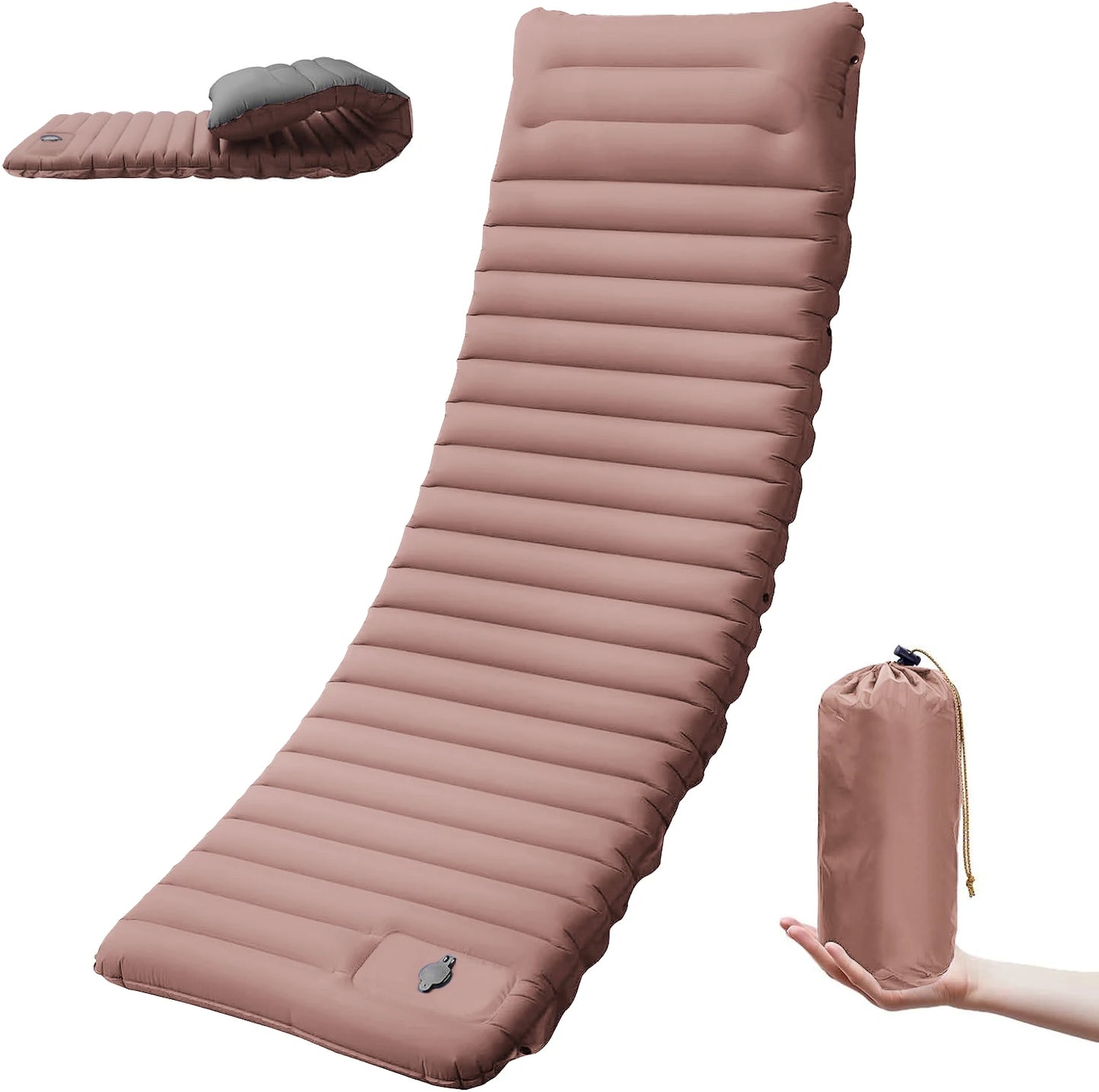 Extra Thick Self-Inflating Camping Sleeping Pad for Outdoor Adventures