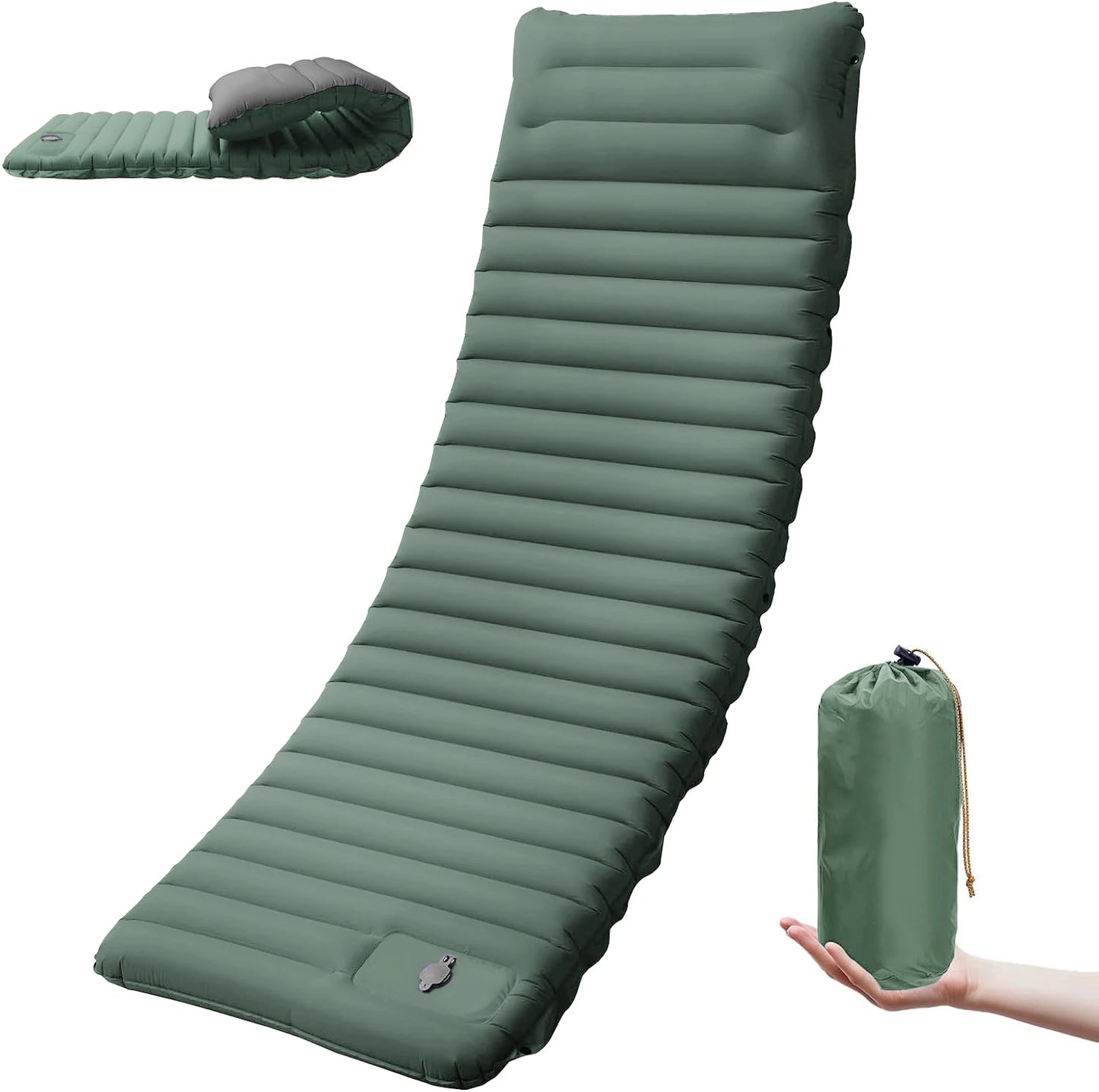 Extra Thick Self-Inflating Camping Sleeping Pad for Outdoor Adventures