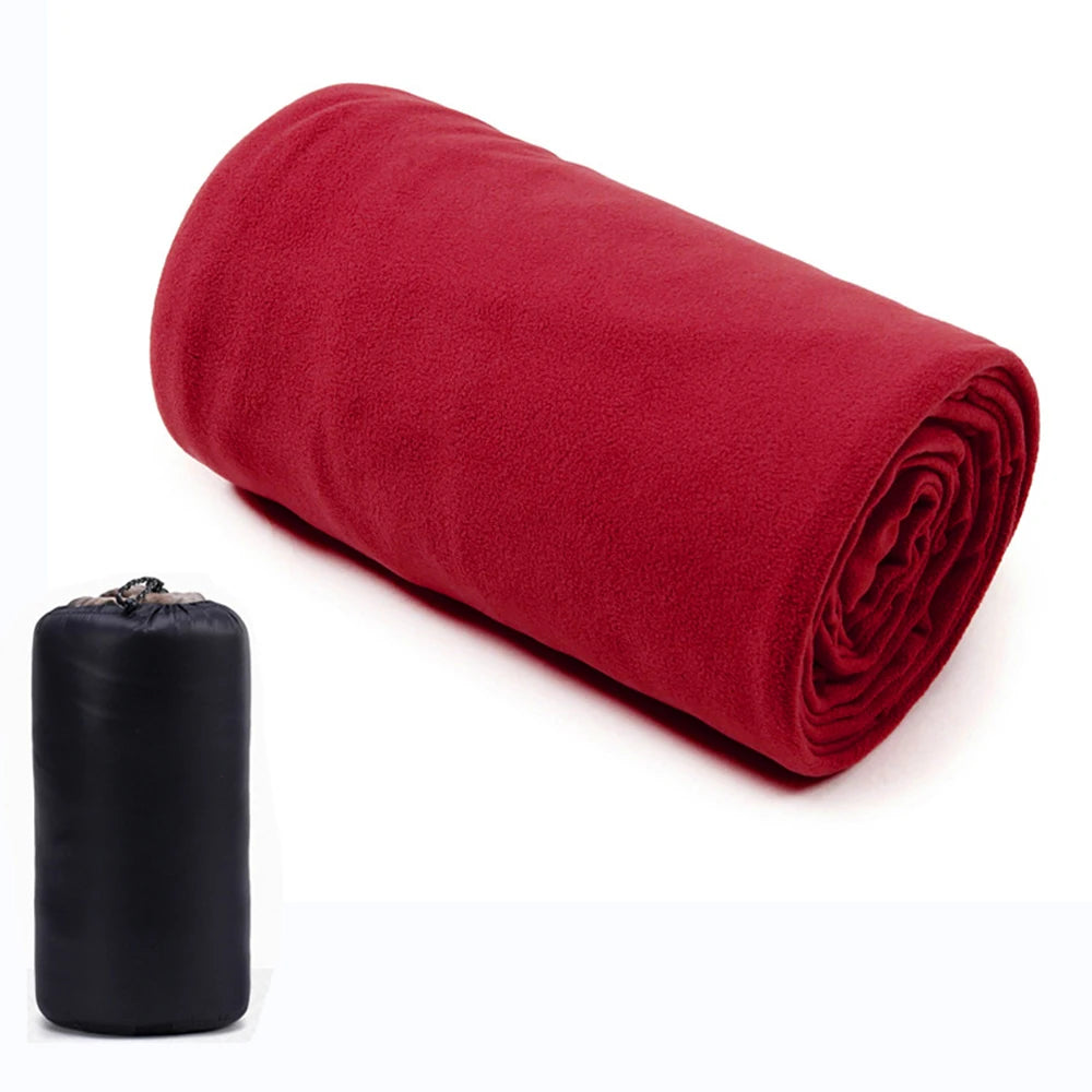 Portable Fleece Sleeping Bag Liner for Camping Travel Adventures