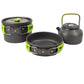 Nonstick Camping Cookware Set for Outdoor Picnic Travel Adventures