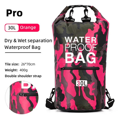 Waterproof Dry Bag Backpack for Swimming Kayaking Outdoor Adventures