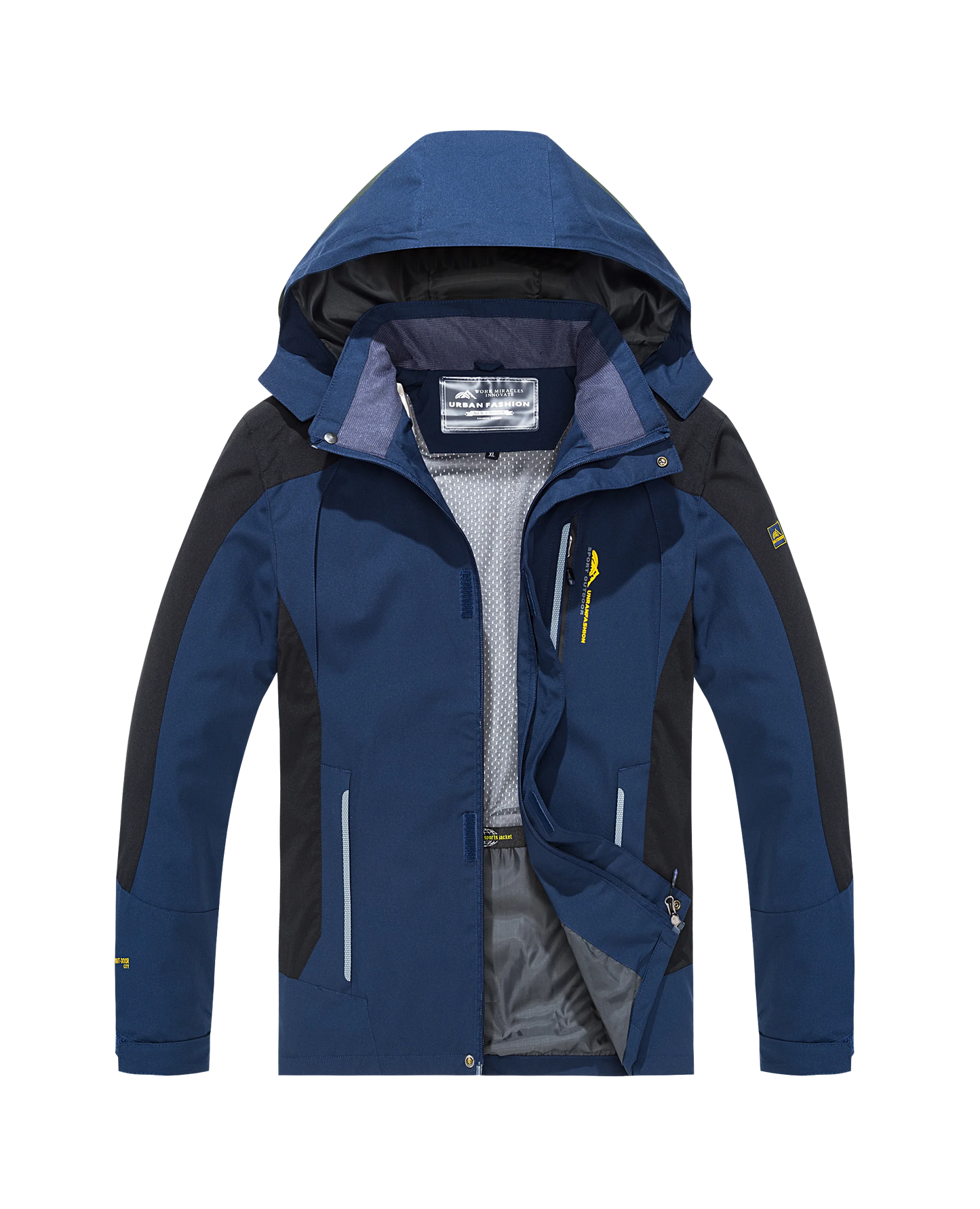 Men’s Waterproof Hiking Jacket for Camping Trekking Outdoor Adventures