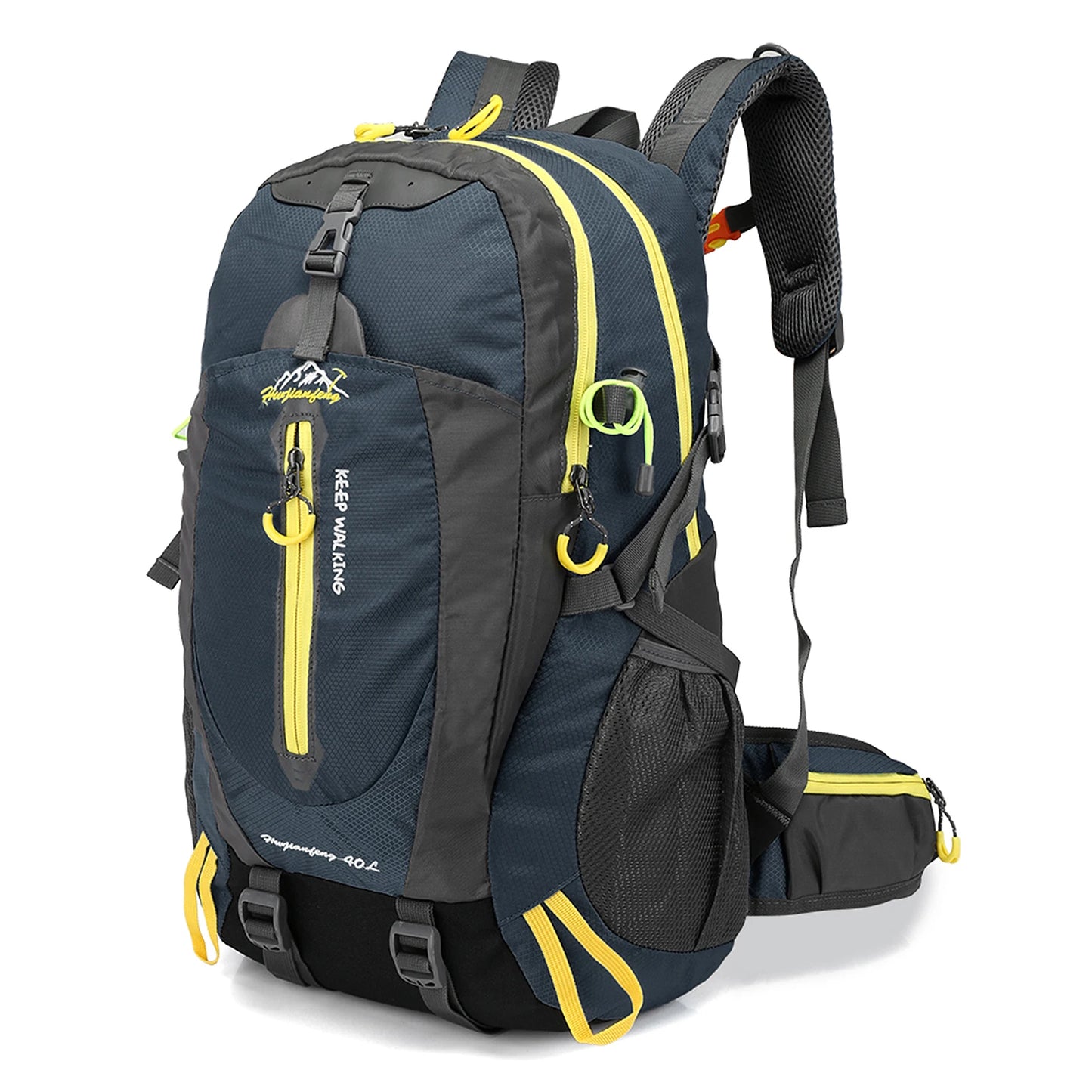 40L Water Resistant Hiking Backpack with Laptop Compartment Travel Daypack