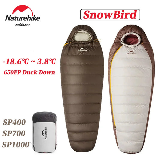Ultralight Duck Down Sleeping Bag for Four-Season Outdoor Adventures