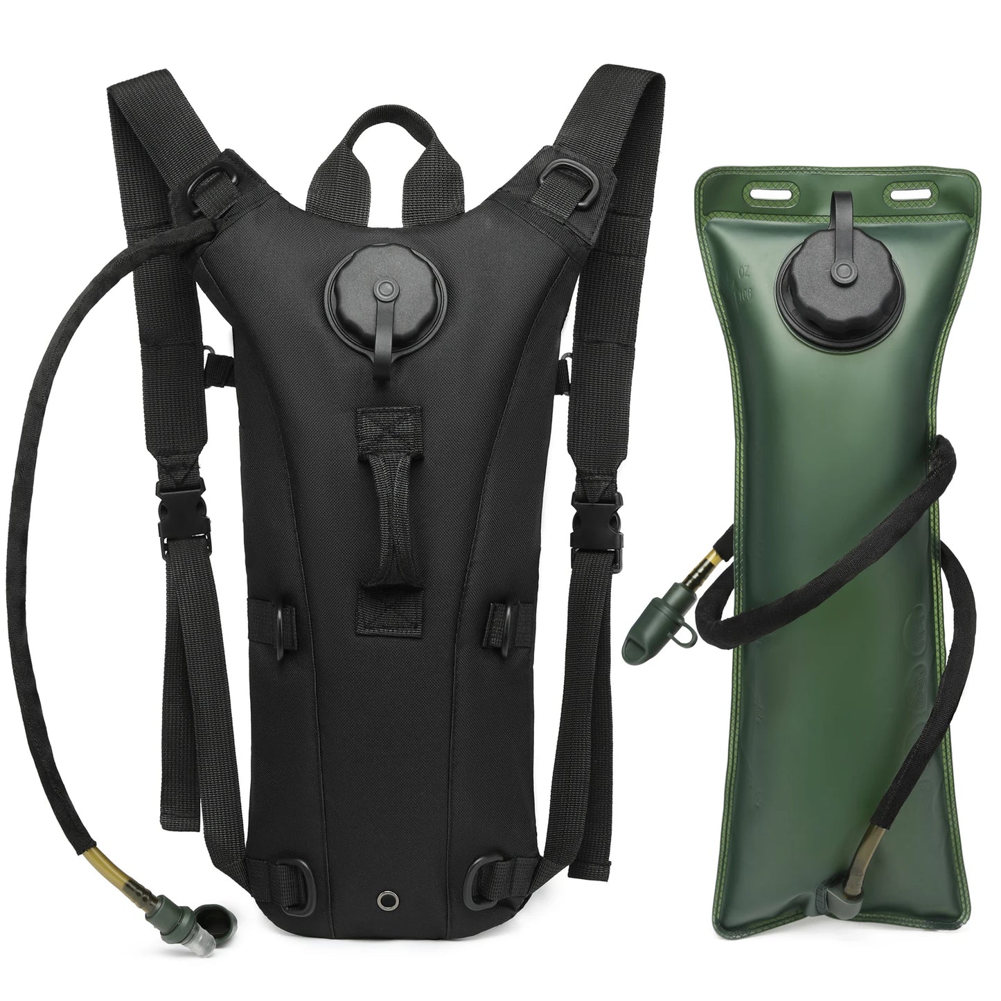 Waterproof Hydration Backpack with 3L Bladder for Outdoor Adventures