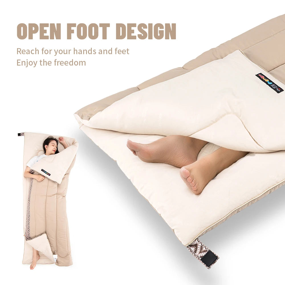 Ultralight Cotton Sleeping Bag for Camping Outdoor Travel Adventures
