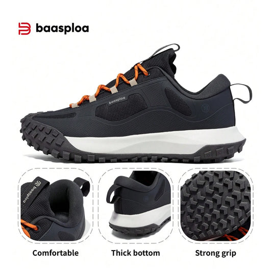 Men’s Waterproof Hiking Shoes for Camping Outdoor Walking Adventures