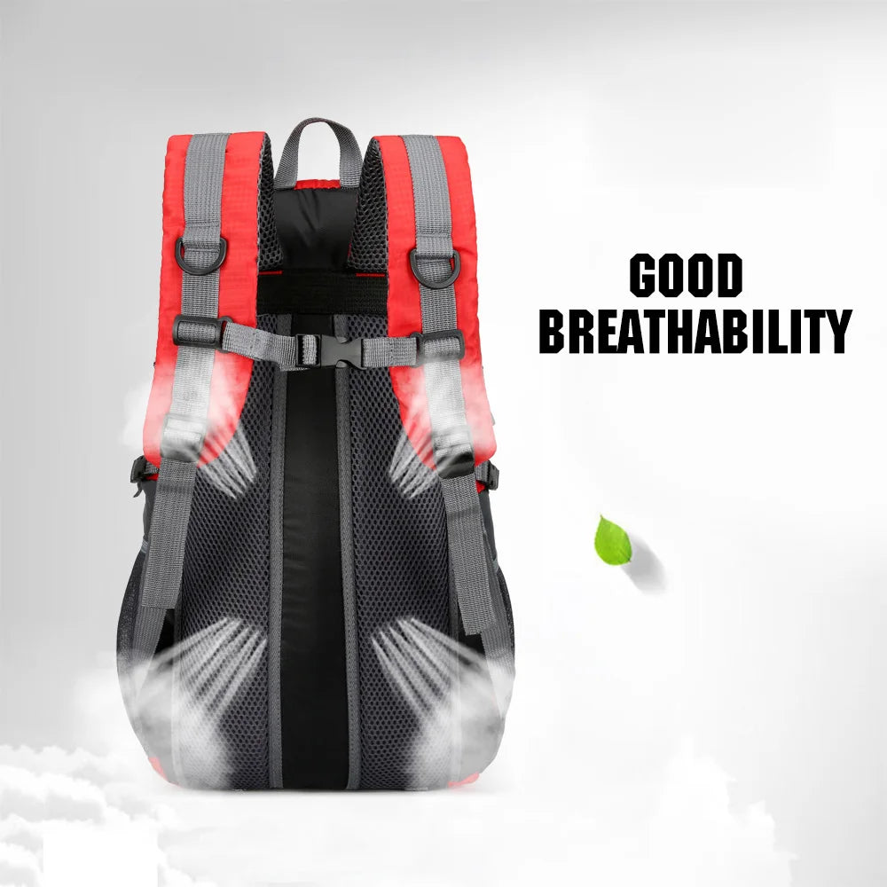 40L Waterproof Hiking Backpack for Travel Trekking Mountaineering Adventures