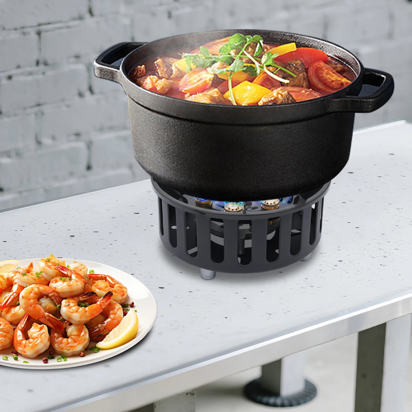 21000W Portable Butane Stove for Outdoor Camping Cooking Adventures