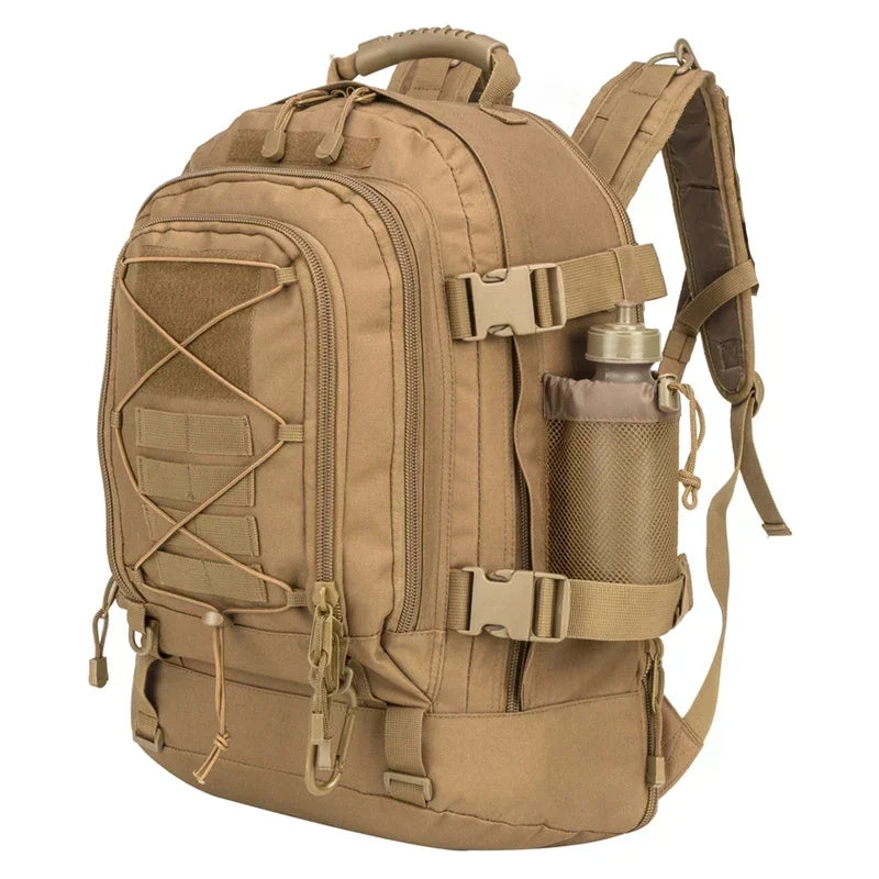 60L Tactical Military Backpack for Hiking Camping Travel Outdoor Adventures
