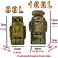 80L Tactical Backpack for Hiking Camping Travel Adventures