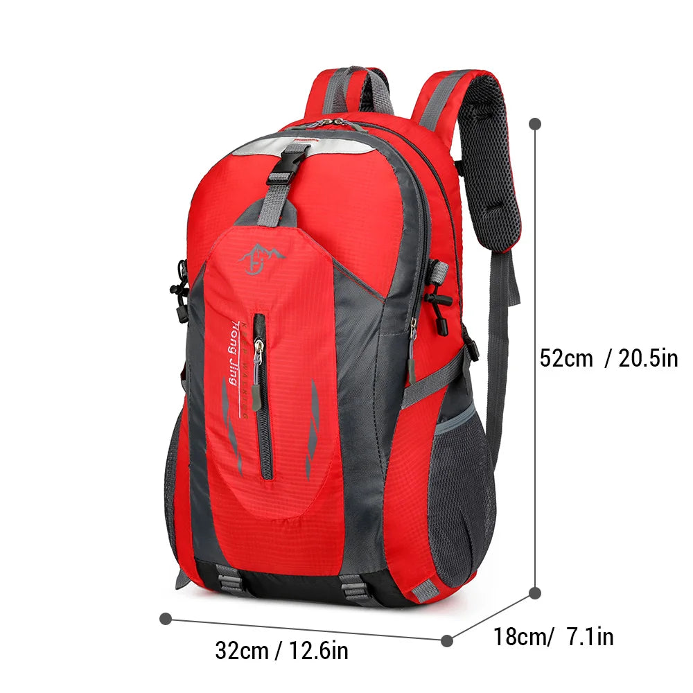 40L Waterproof Hiking Backpack for Travel Trekking Mountaineering Adventures