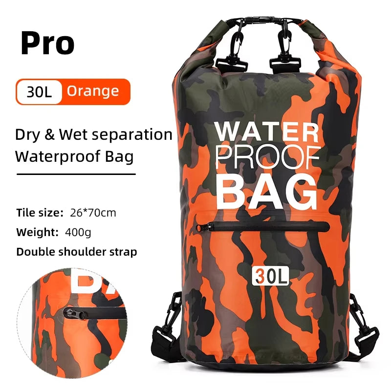 Waterproof Dry Bag Backpack for Swimming Kayaking Outdoor Adventures