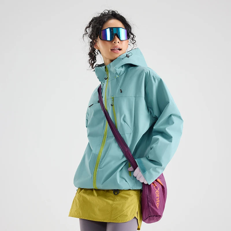 Unisex Waterproof Hiking Jacket for Camping Climbing Outdoor Adventures