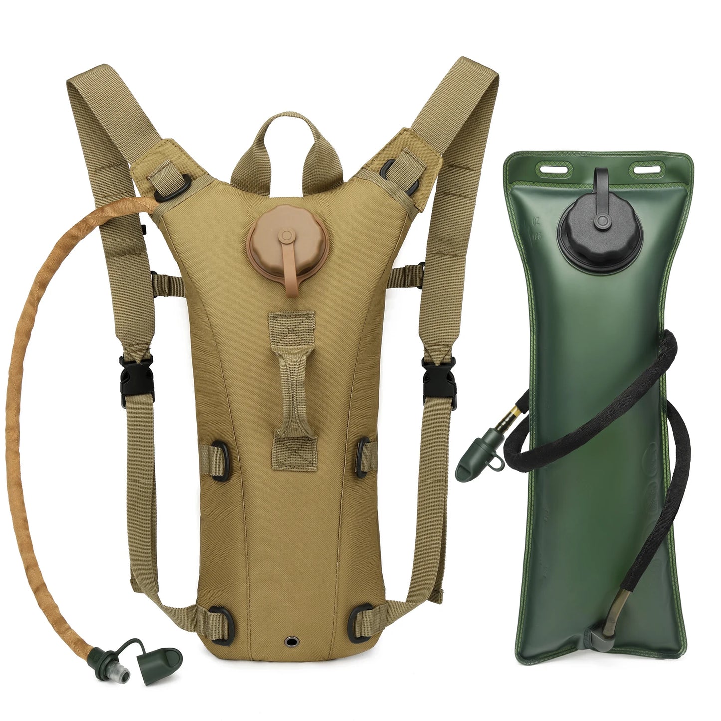 Waterproof Hydration Backpack with 3L Bladder for Outdoor Adventures