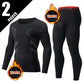 Men’s Thermal Underwear Set for Casual Winter Sports Activities