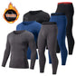 Men’s Thermal Underwear Set for Casual Winter Sports Activities