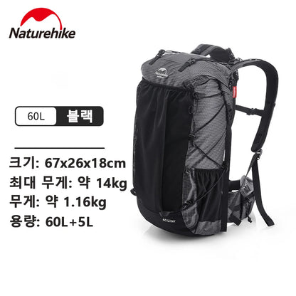 60L Waterproof Camping Backpack for Hiking Climbing Travel