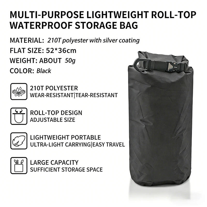 Ultralight Waterproof Dry Bag for Swimming Paddle Outdoor Adventures
