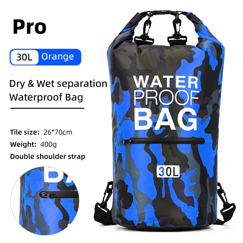 Waterproof Dry Bag Backpack for Swimming Kayaking Outdoor Adventures