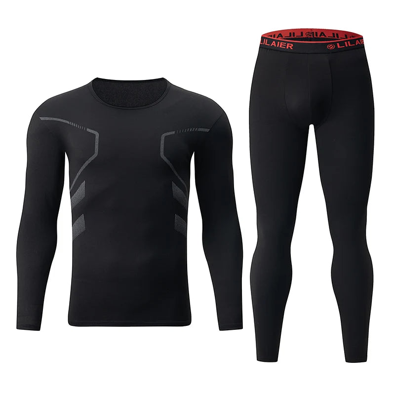 Men’s Thermal Underwear Set for Casual Winter Sports Activities