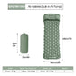 Ultralight Inflatable Camping Sleeping Pad with Built-In Pillow