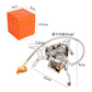 3-Burner Folding Gas Stove for Camping Outdoor Cooking Adventures