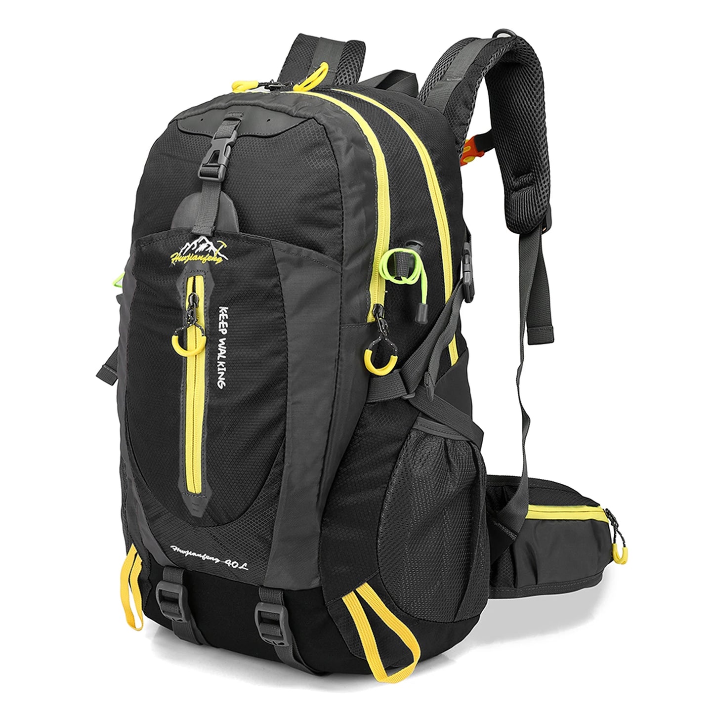 40L Water Resistant Hiking Backpack with Laptop Compartment Travel Daypack