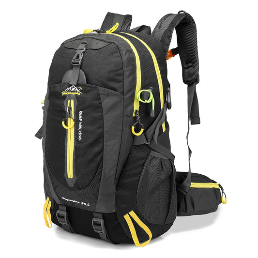 40L Water Resistant Hiking Backpack with Laptop Compartment Travel Daypack