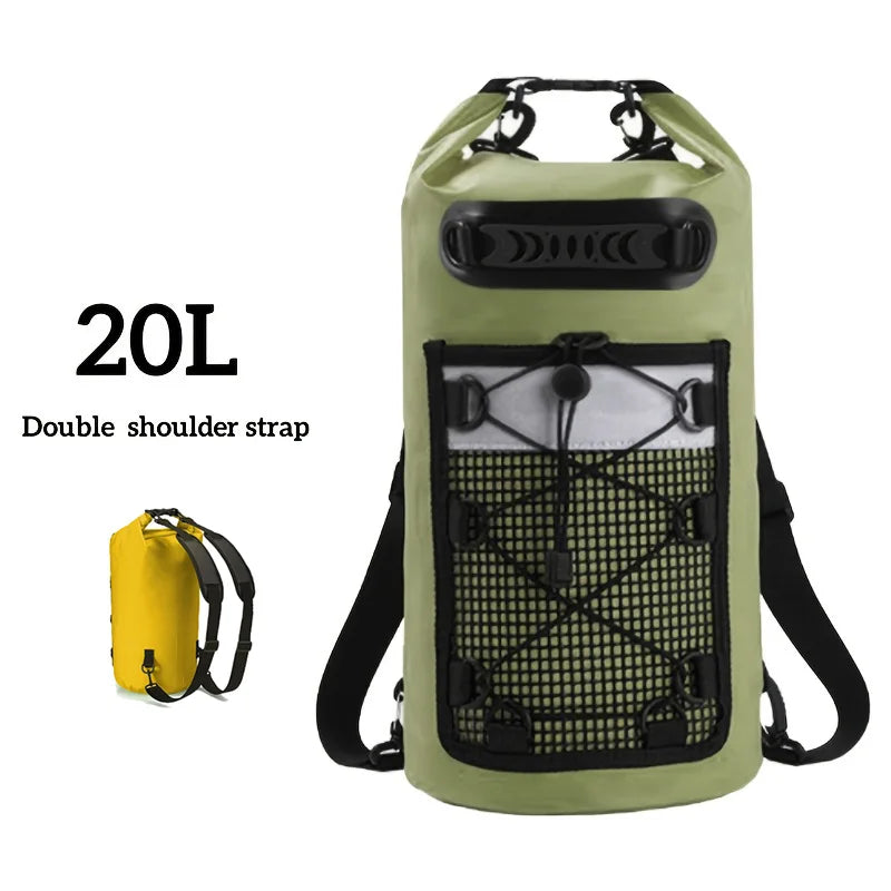 Waterproof Dry Bag Backpack for Swimming Kayaking Boating Outdoor Adventures