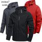 Men’s Waterproof Hooded Raincoat for Hiking Outdoor Adventures
