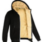 Warm Lambswool Fleece Jacket with Hood for Winter Comfort