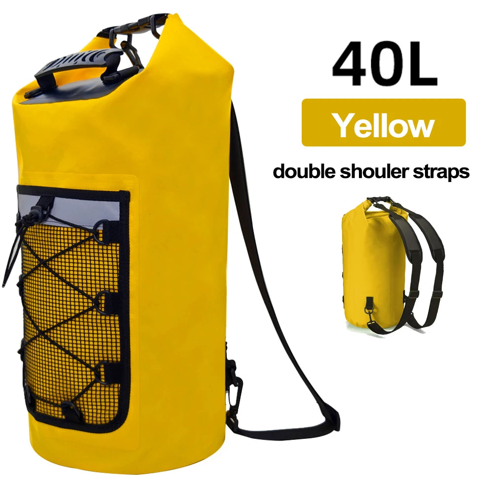 Waterproof Dry Bag Backpack for Swimming Kayaking Boating Outdoor Adventures