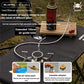 Ultralight Folding Mini Stove for Camping Outdoor Cooking Adventures