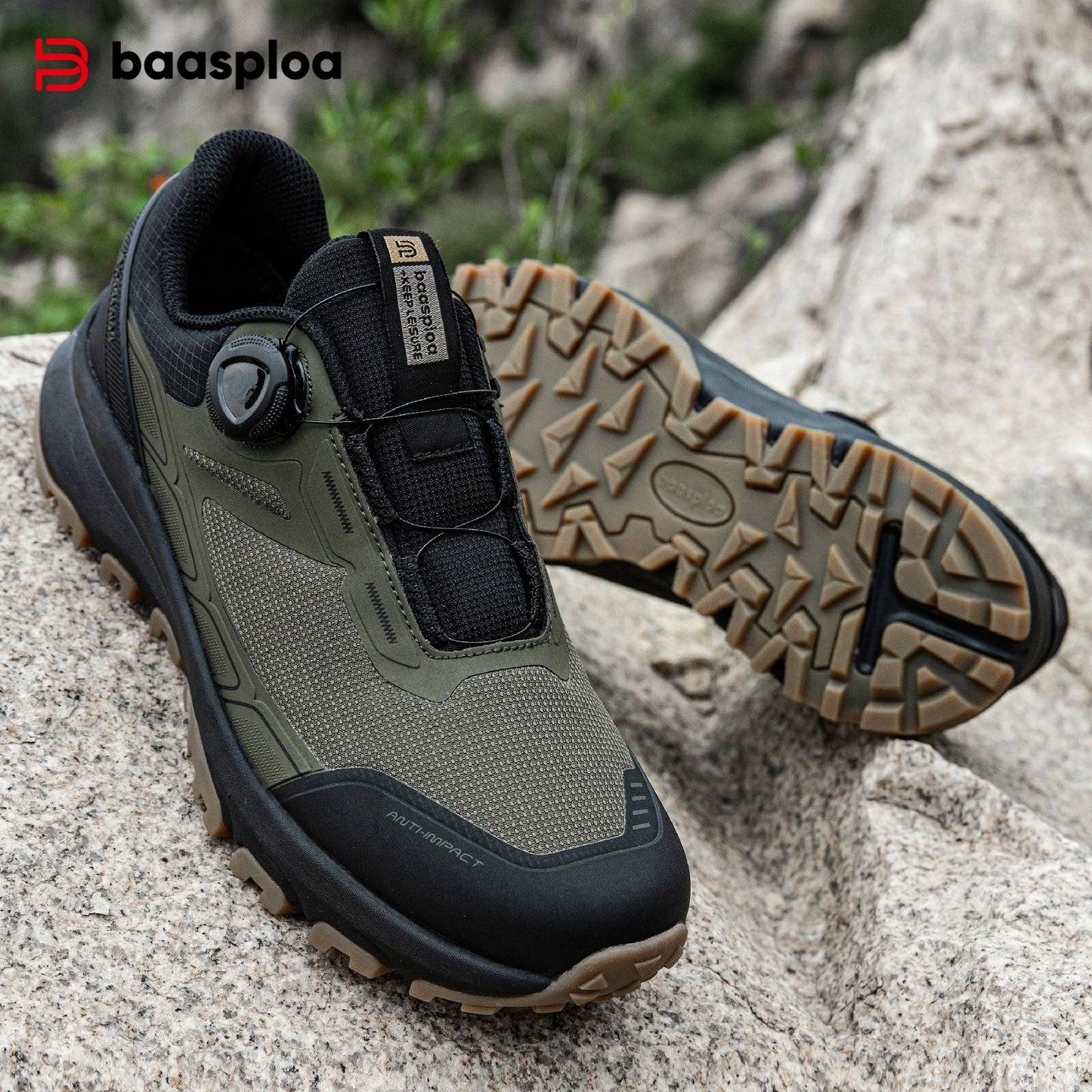 Men’s Breathable Hiking Shoes for Outdoor Walking Travel Adventures