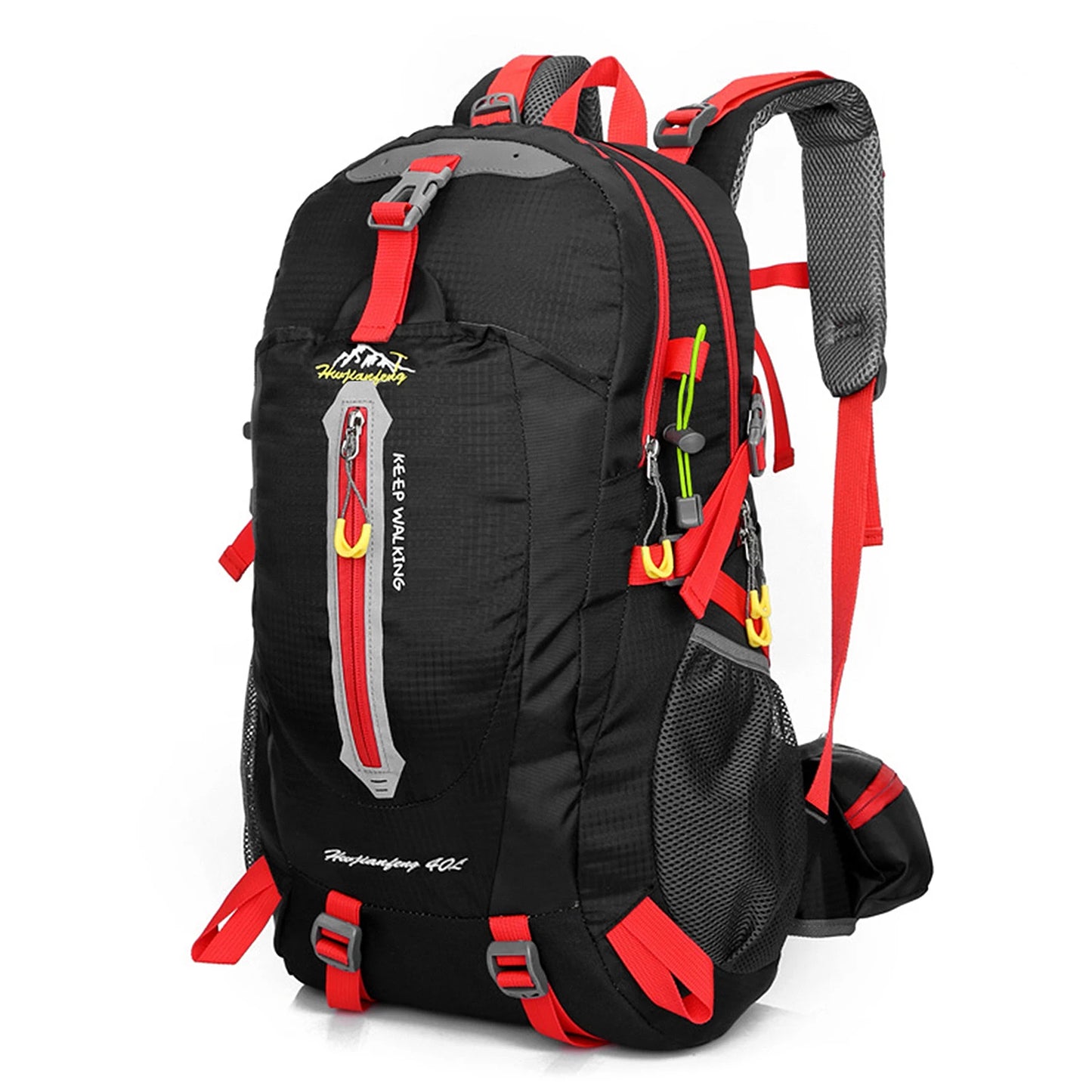 40L Water Resistant Hiking Backpack with Laptop Compartment Travel Daypack