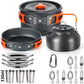 Nonstick Camping Cookware Set for Outdoor Picnic Travel Adventures