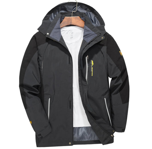 Men’s Waterproof Hiking Jacket for Camping Trekking Outdoor Adventures