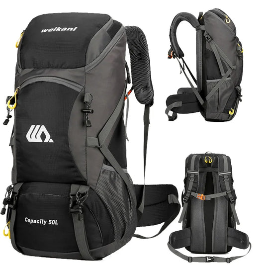 50L Waterproof Travel Backpack for Hiking Camping Climbing Outdoor Adventures