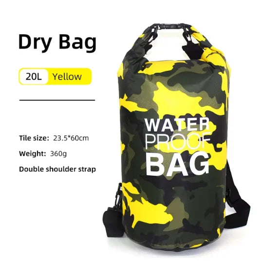 Waterproof Dry Bag Backpack for Swimming Kayaking Outdoor Adventures